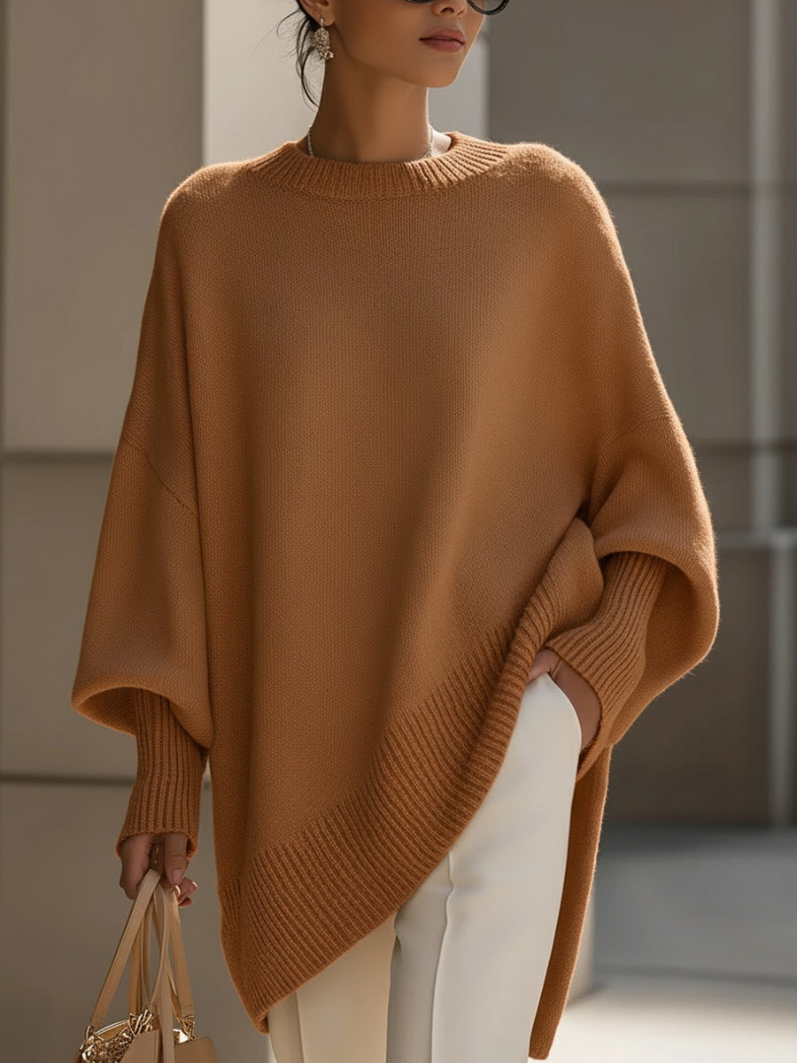 Clarisse | Lockerer Pullover mit weitem Kragen