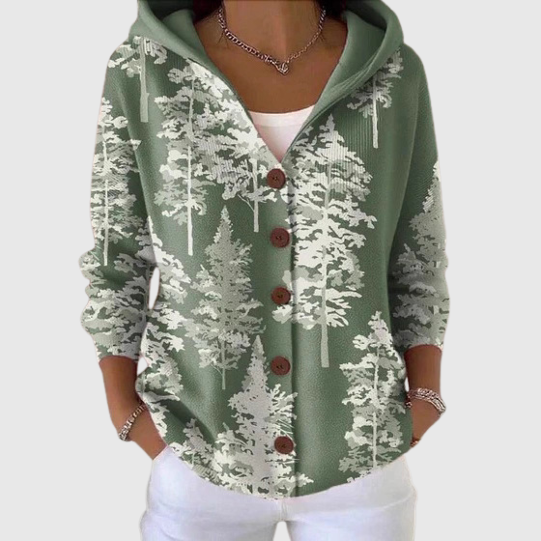 Bianca | Strickjacke mit Kapuze
