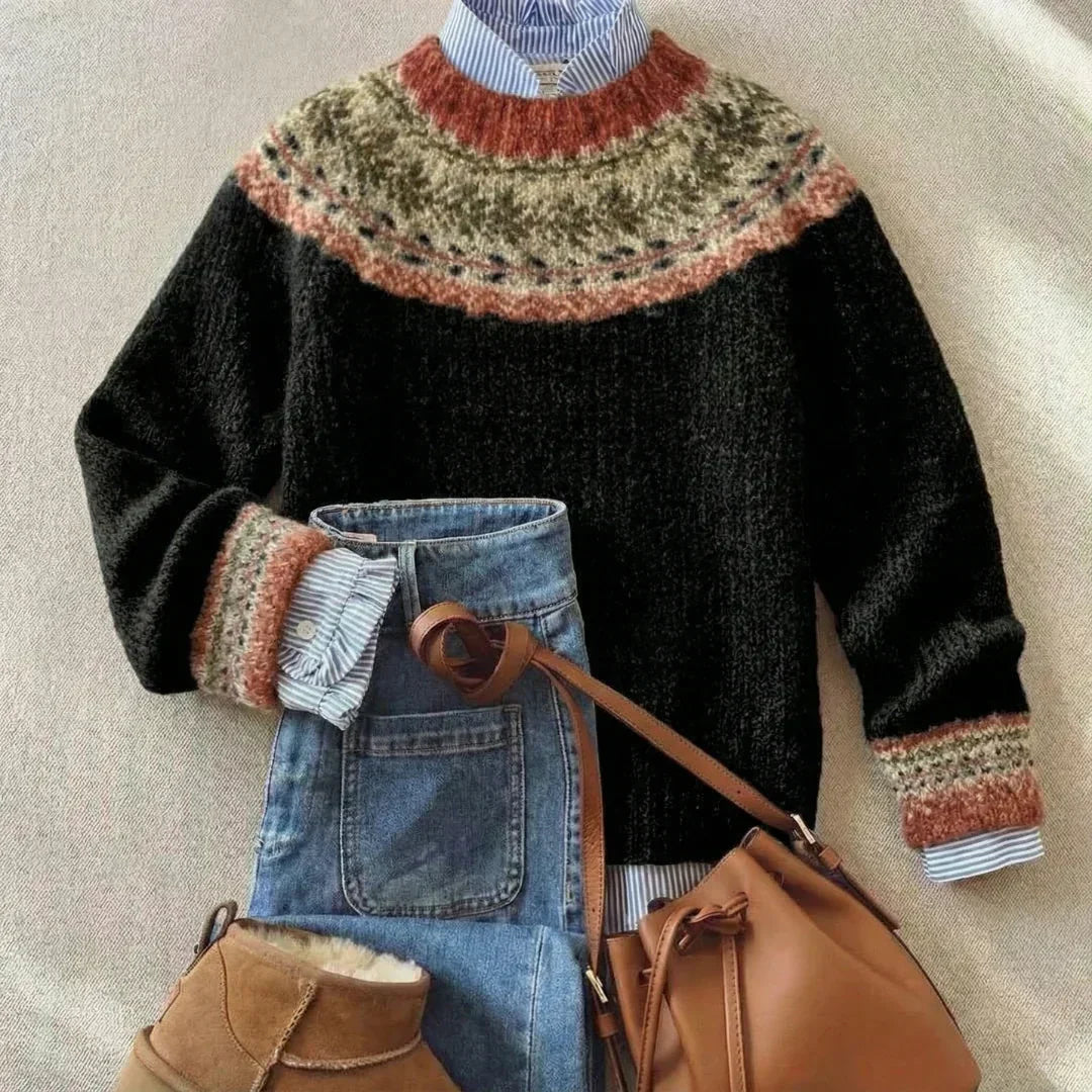 Samantha™ | Schicker Vintage-Strickpullover