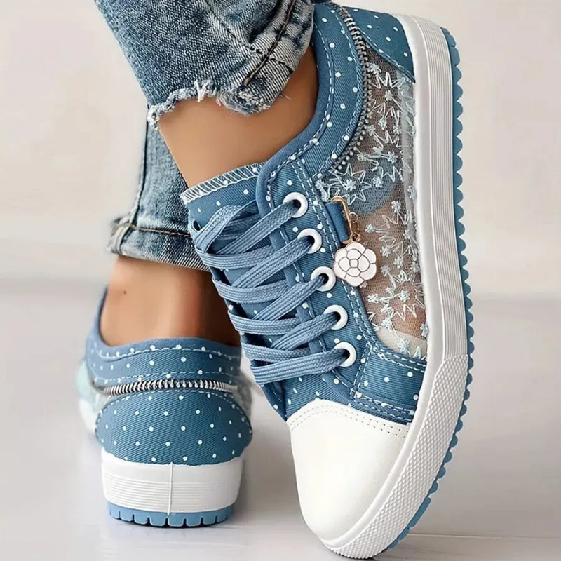 Adelaide | Sneaker mit Spitzendetails