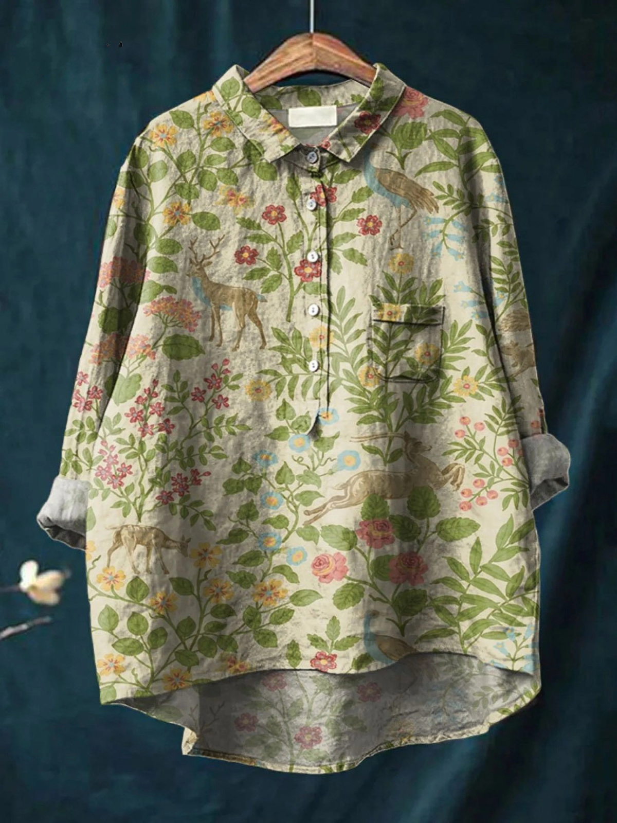 Georgie | Leichte Bluse mit Blumen