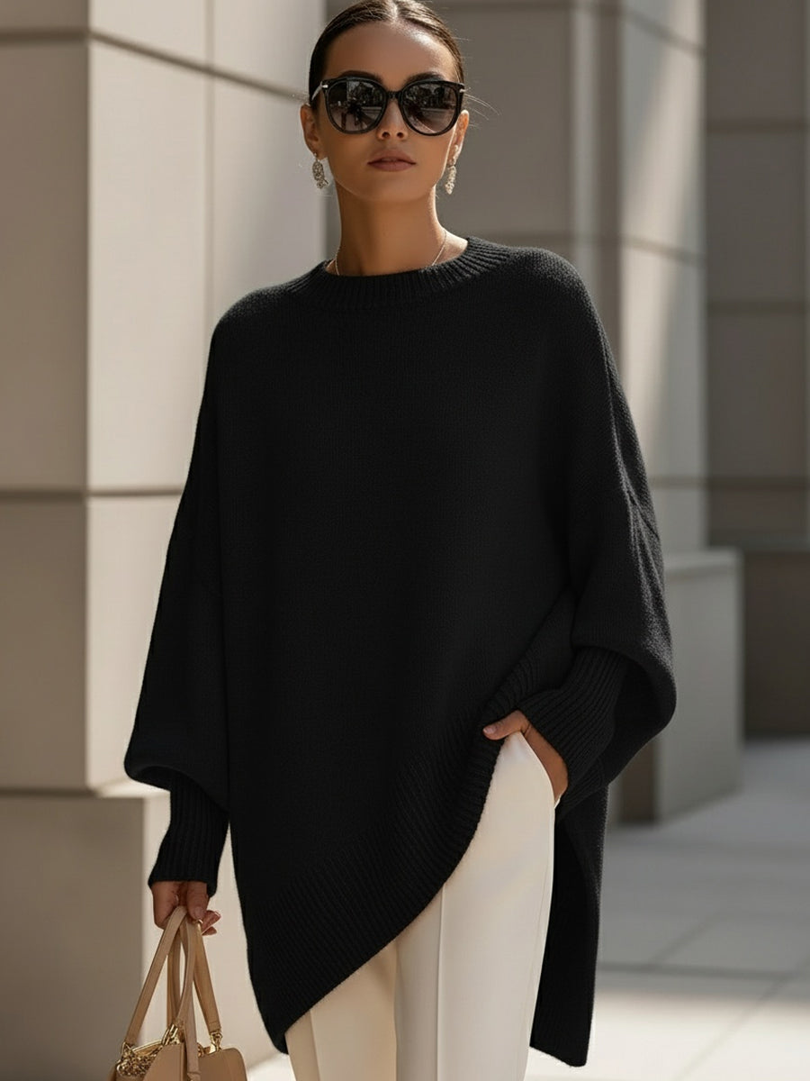 Clarisse | Lockerer Pullover mit weitem Kragen