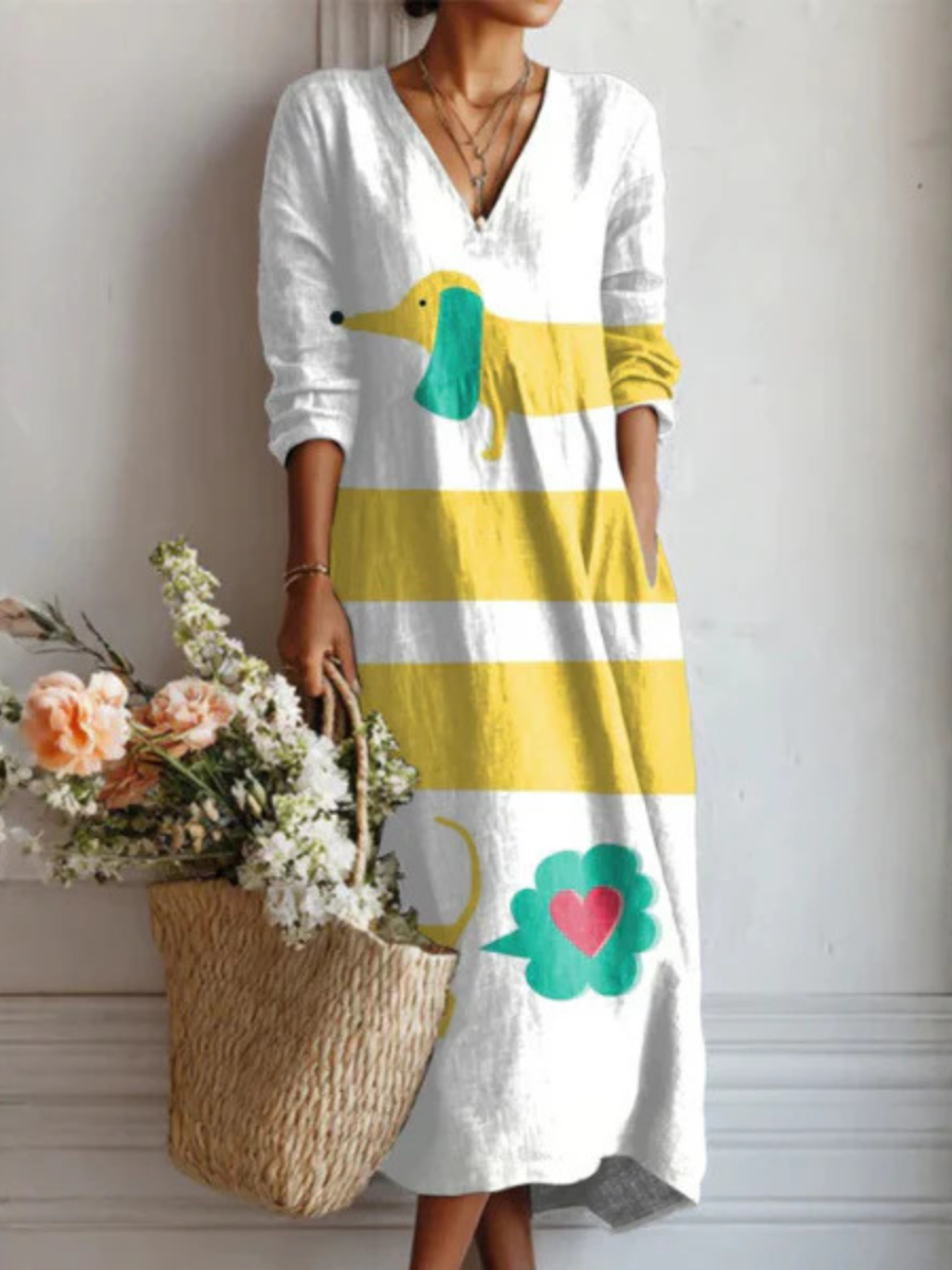 Sara™ | Langes Boho-Kleid