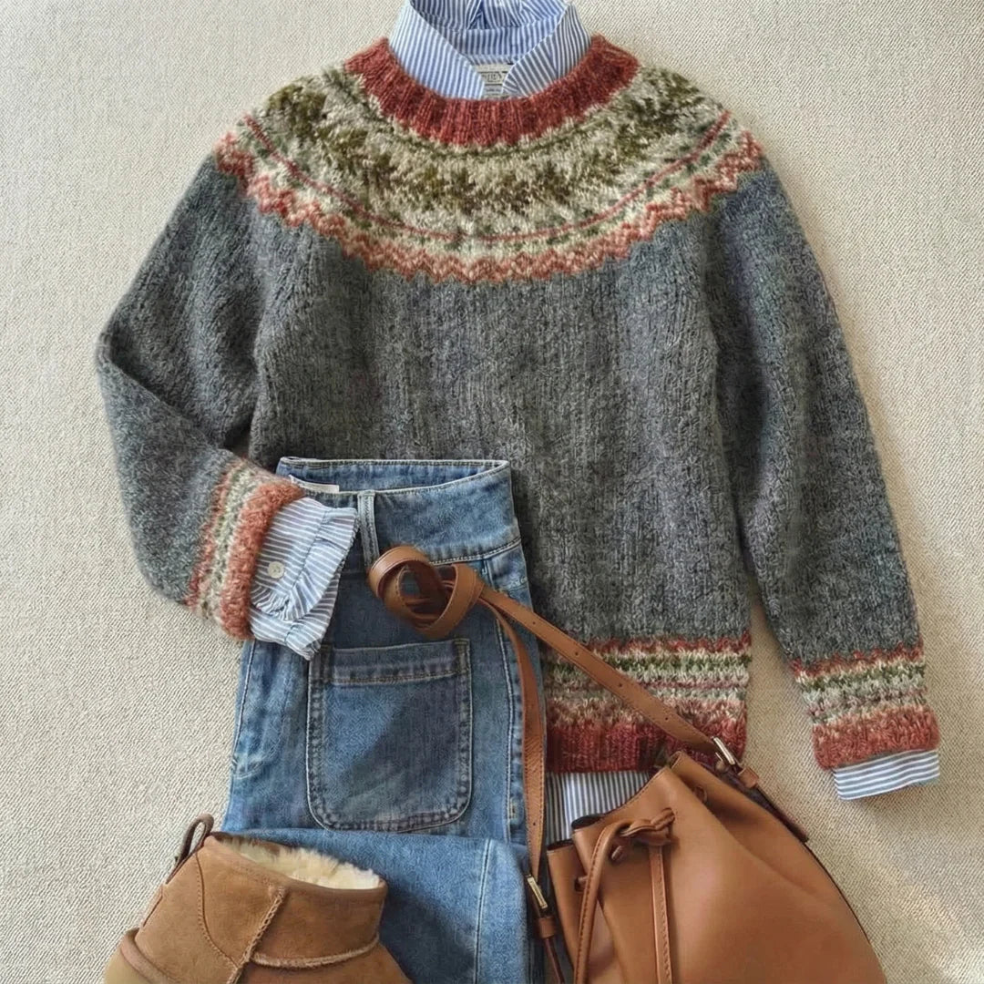 Megan™ | Klassischer Vintage-Strickpullover
