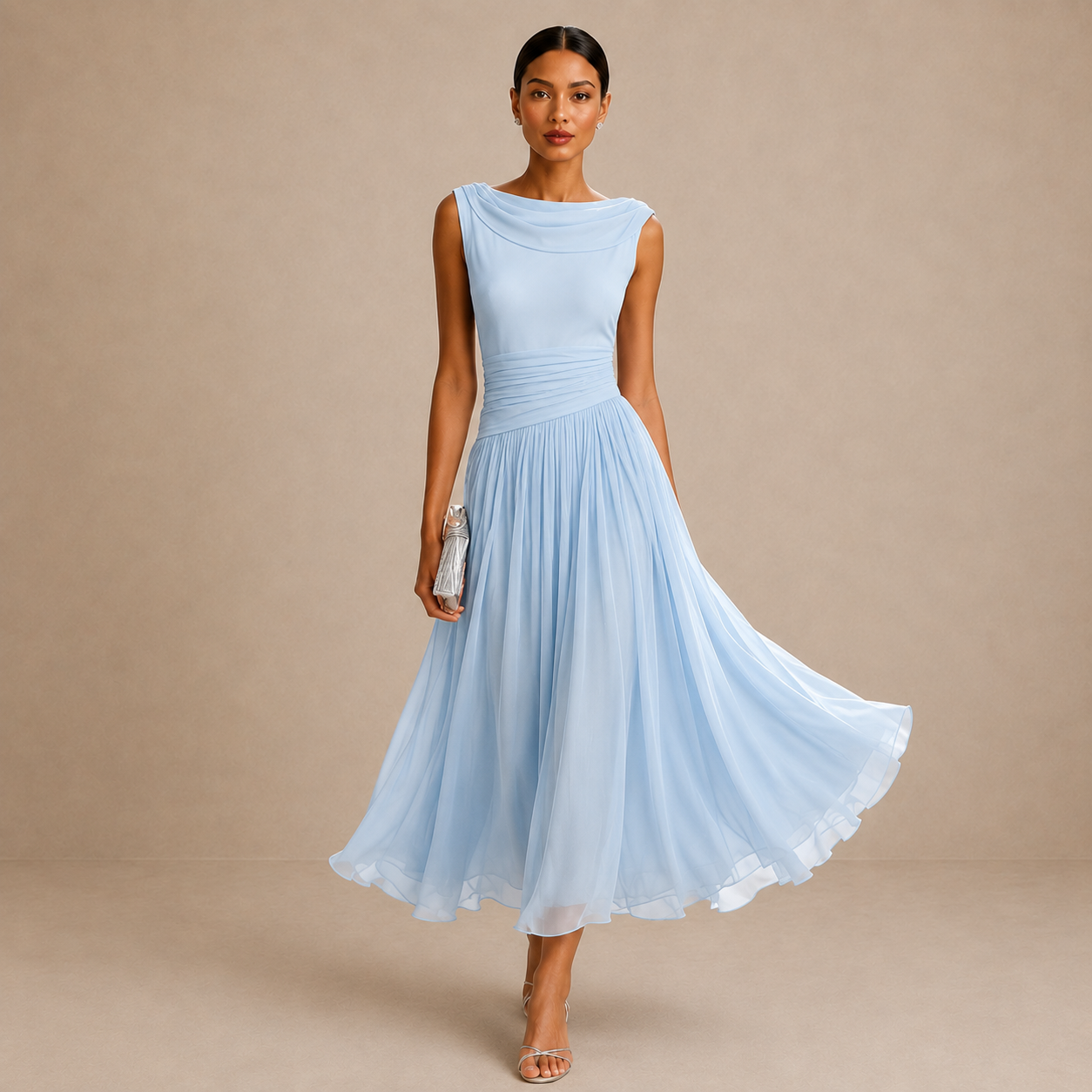 Cadence | Plissiertes Midikleid