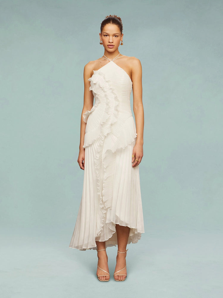 Seraphina™ | Ocean Whirlpool Maxikleid