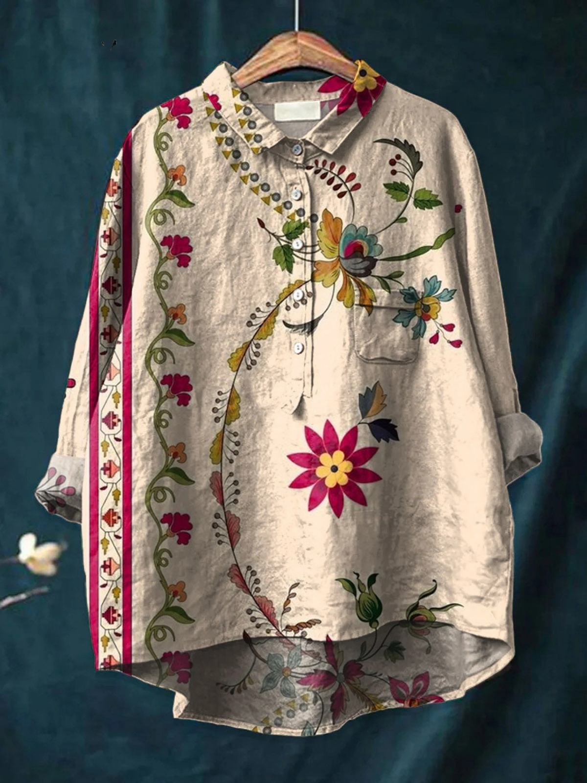 Isla | Leichte Bluse mit Blumen