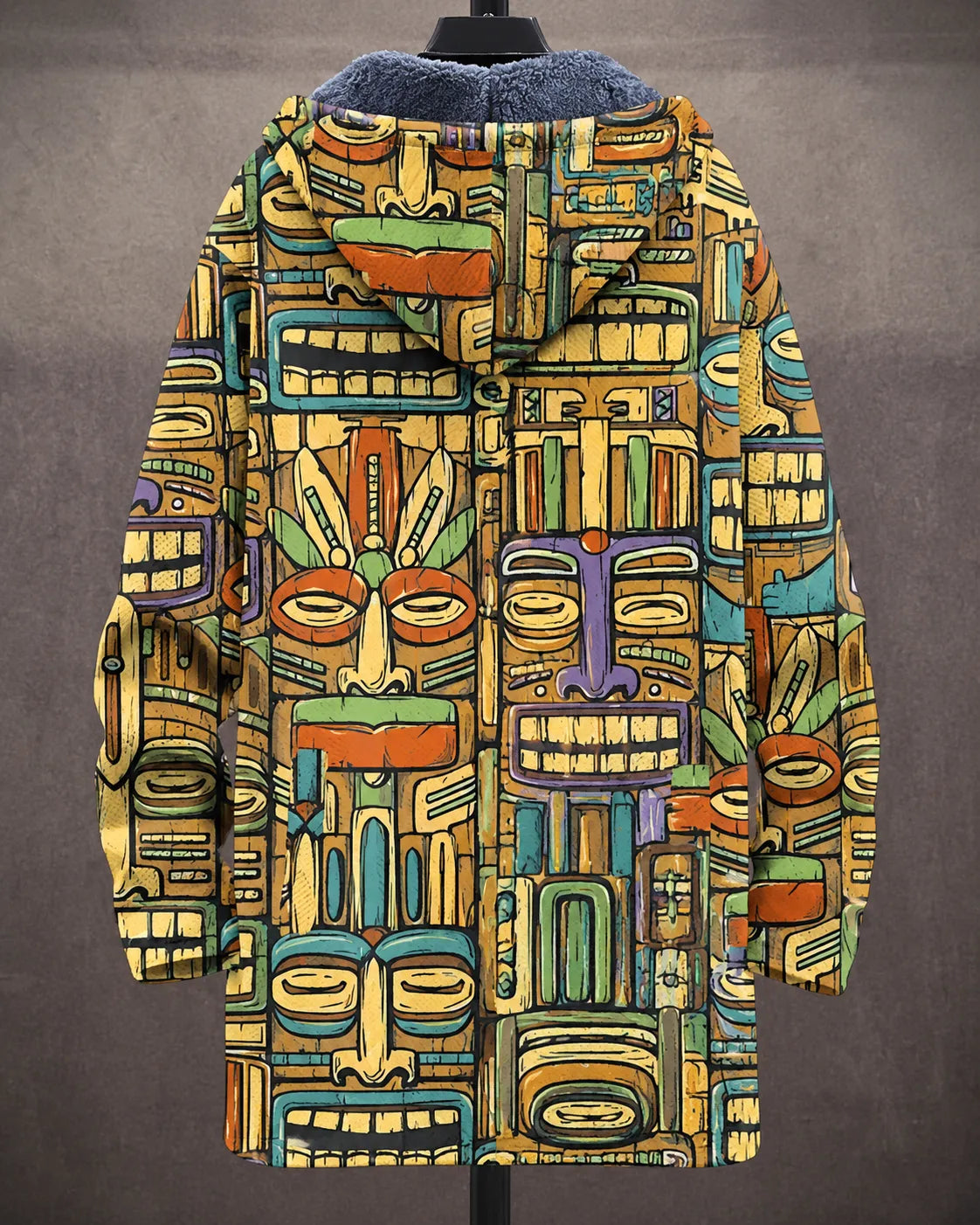 Amara | Kapuzenjacke mit Heritage-Kunstmotiv