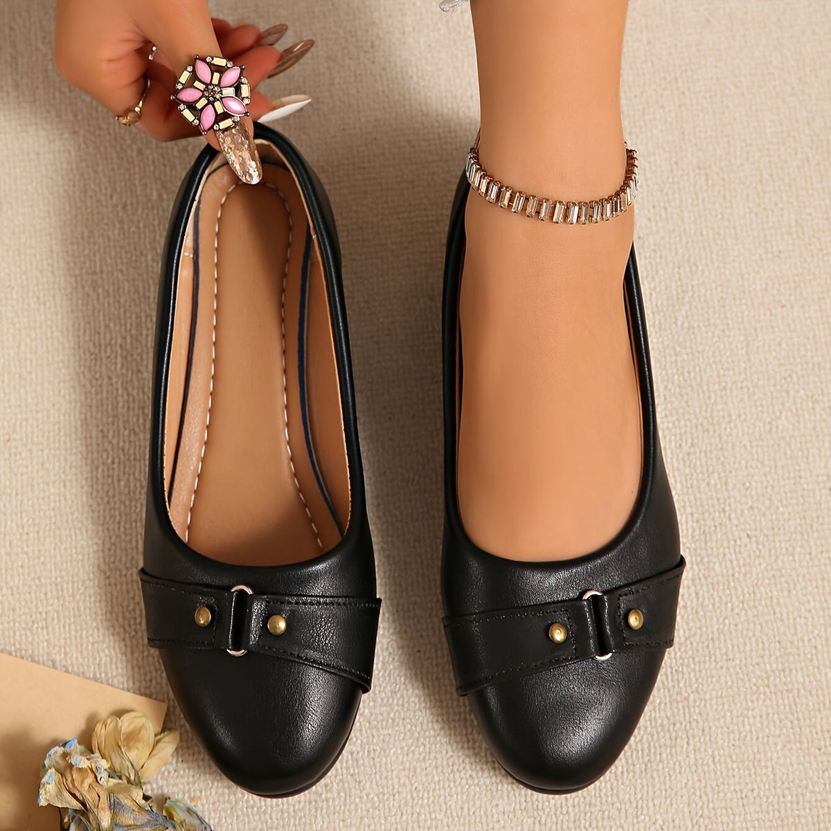 Mavis | Gepolsterte Schuhe mit Keilabsatz