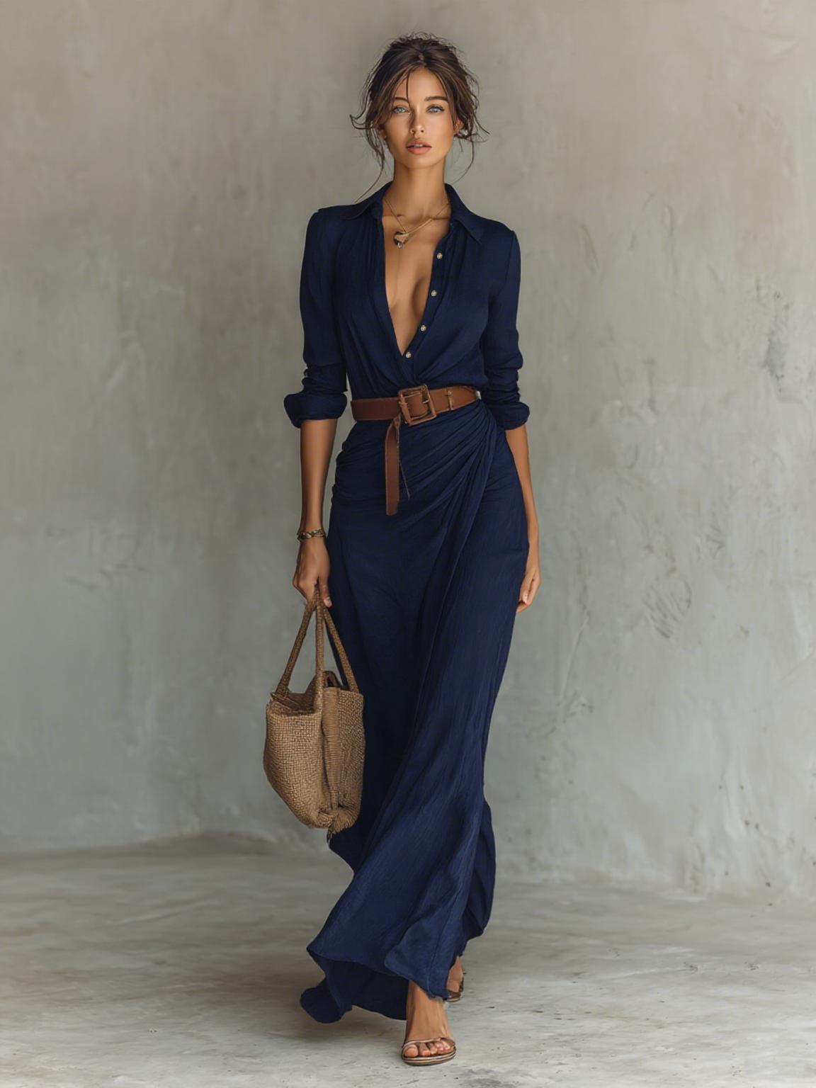 Victoire | Langes lässiges Kleid