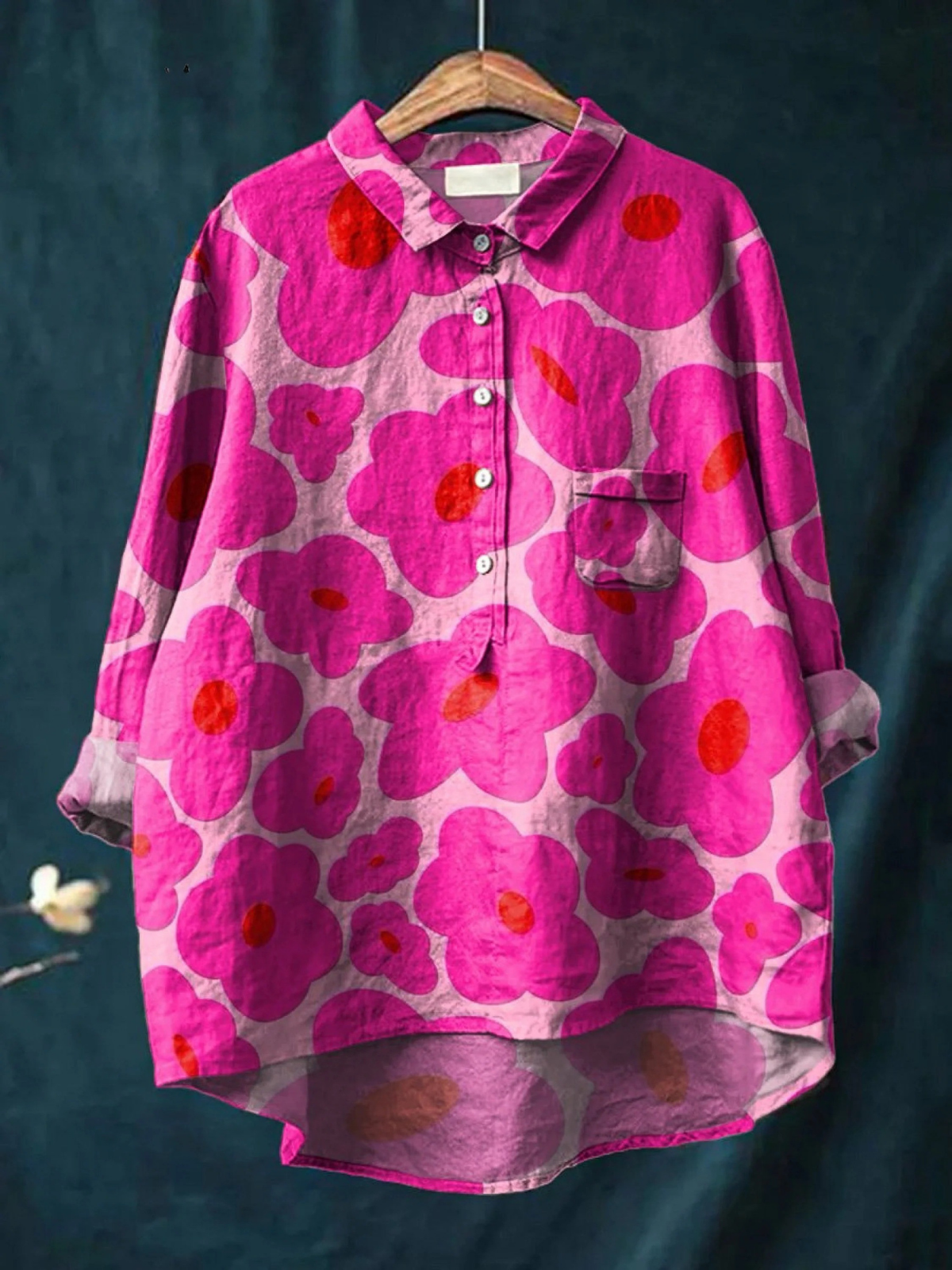 Mia | Casual-Bluse mit Blumen