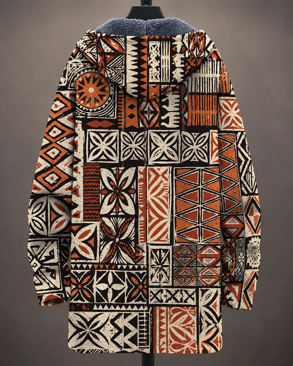 Serena | Kapuzenjacke mit Mosaik-Kunstdruck