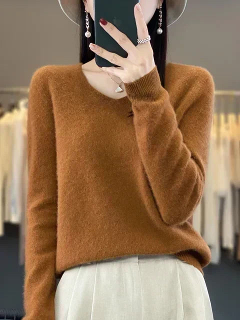 Abi™ Locker gestrickter Pullover