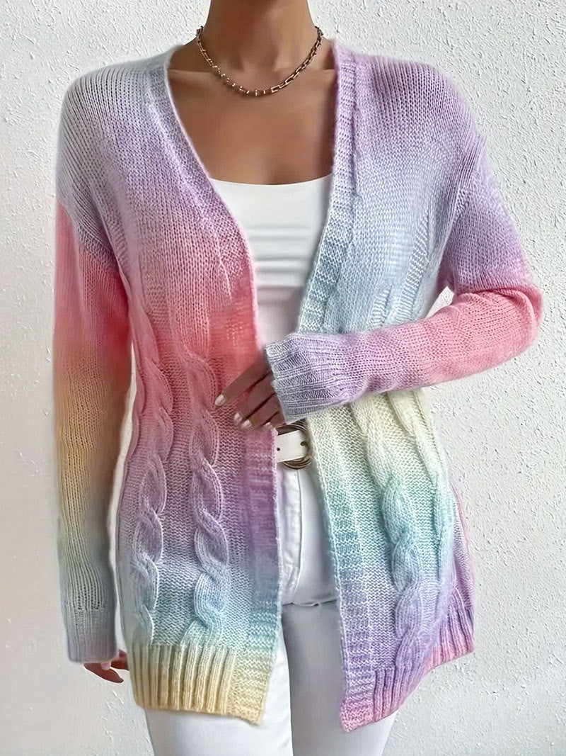 Lange Cardigan – Weiche Strickcardigan mit offener Front