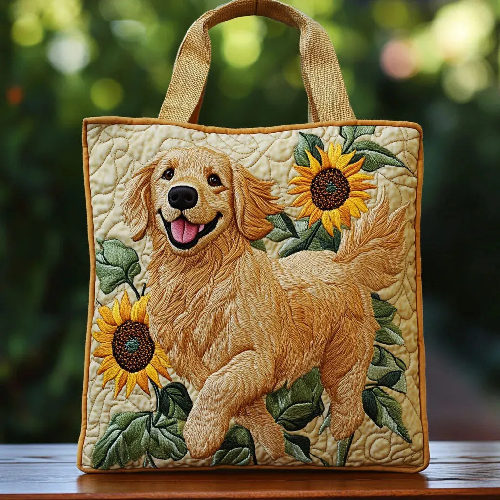 Goldene Samttasche