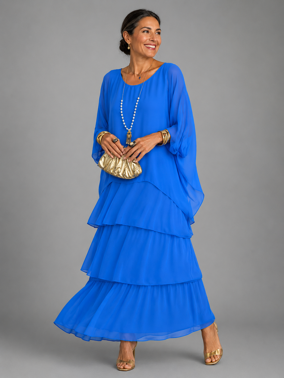 Elspeth | Fließendes Maxikleid