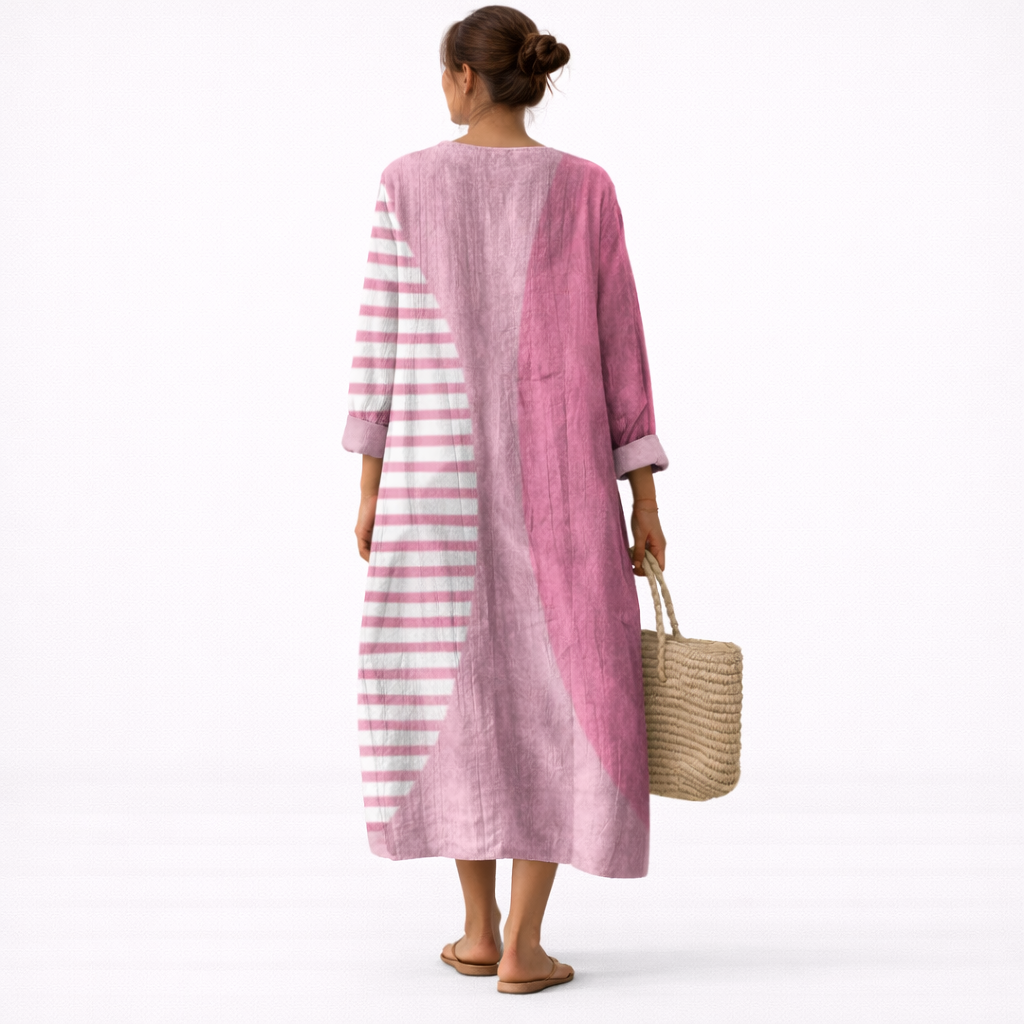 Maya™ | Modernes Kleid mit abstraktem Muster