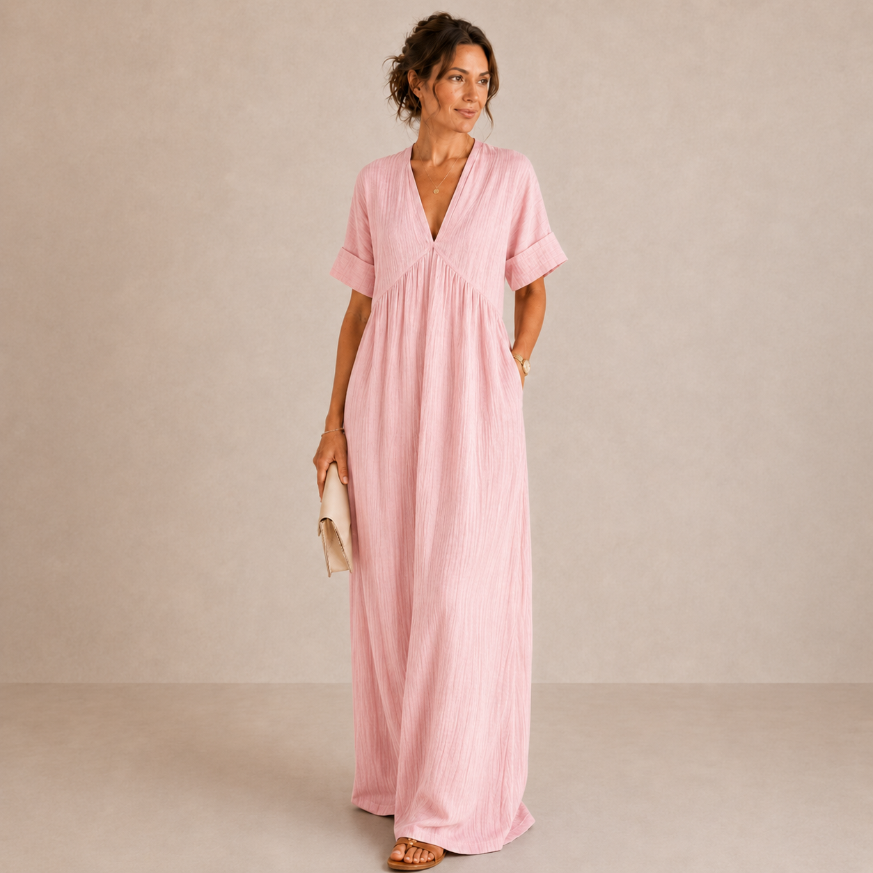 Perdita | Atmungsaktives Maxikleid