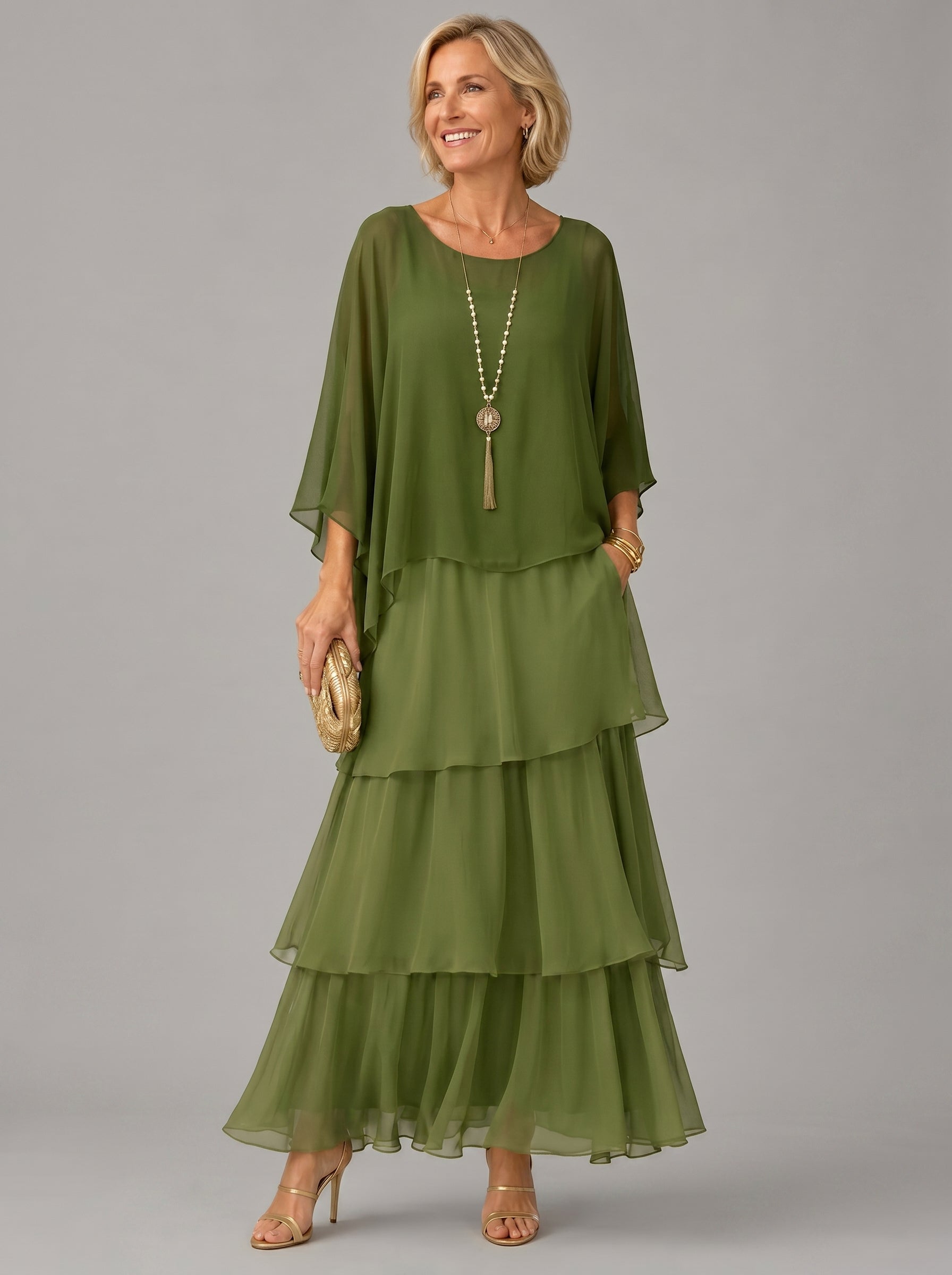 Elspeth | Fließendes Maxikleid