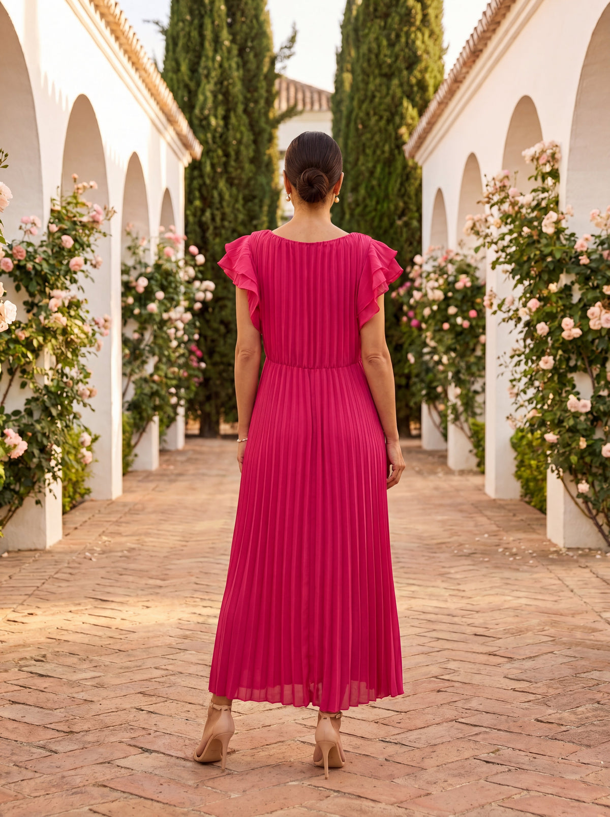 Hazel | Midikleid zum Binden vorne