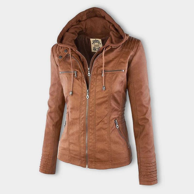 Kayla I Lederjacke