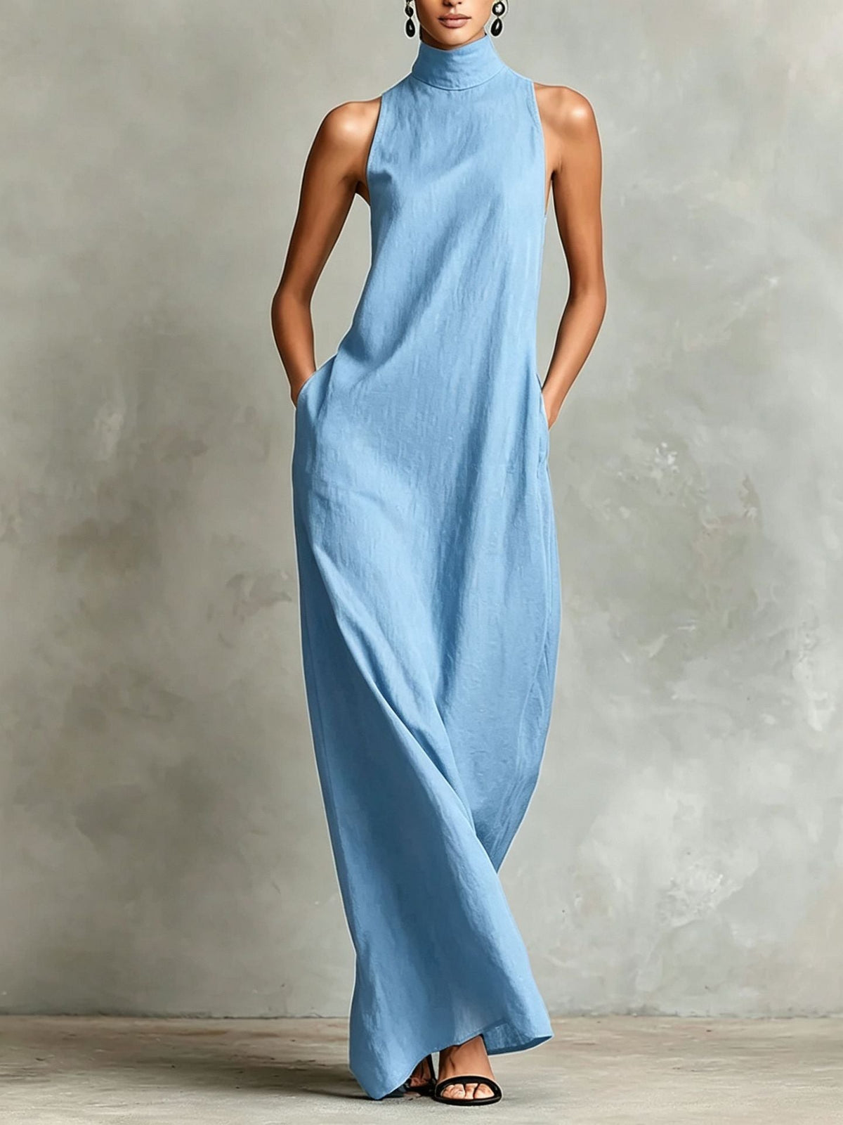 Caterina | Minimalistisches Maxikleid