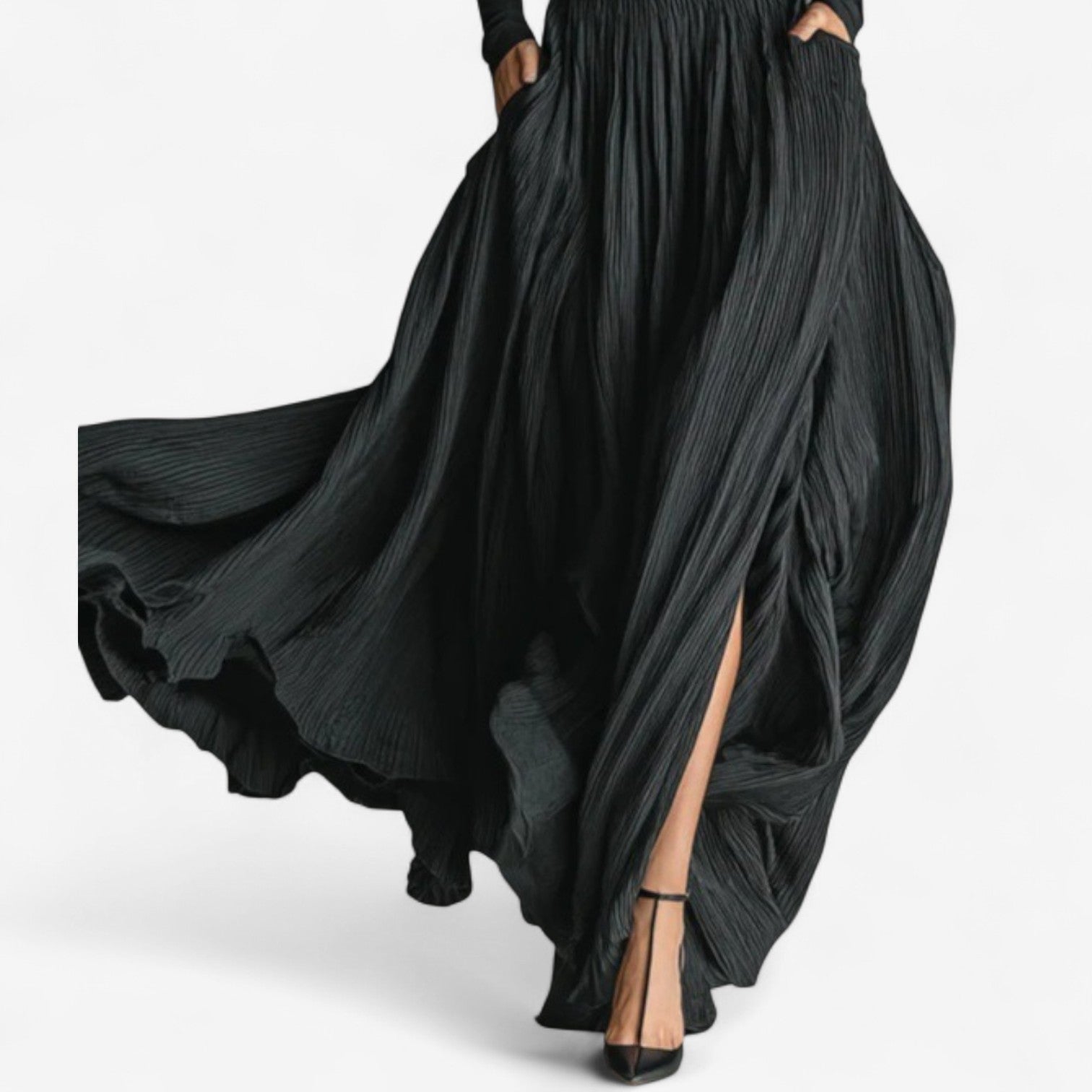 Rachel | Maxikleid mit hoher Taille