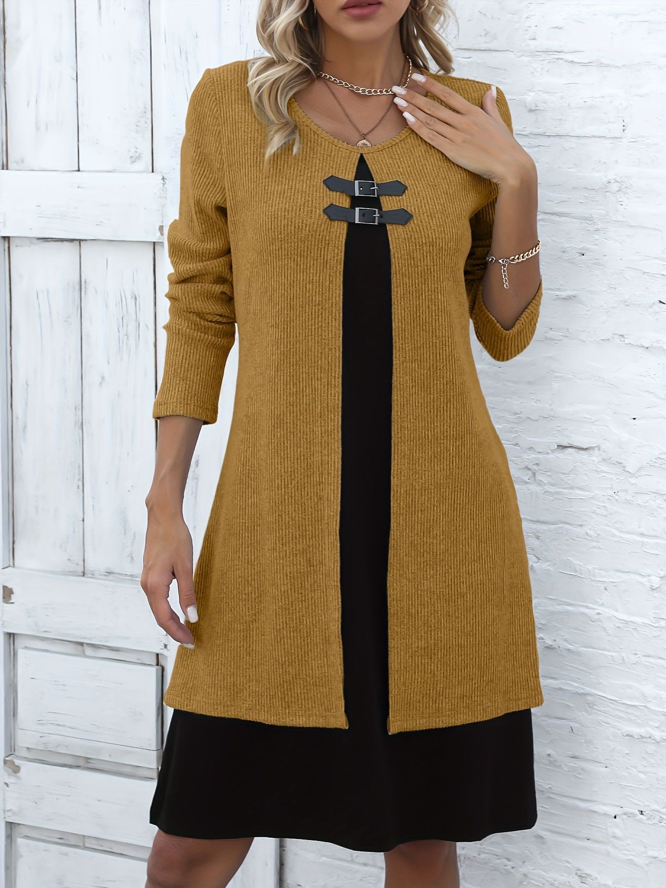 Amelia – A-Linien-Kleid im Lagenlook