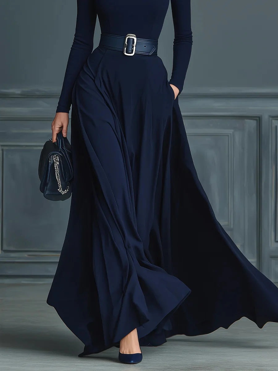 CORTLISS | HOCHGESCHLOSSENES MAXIKLEID