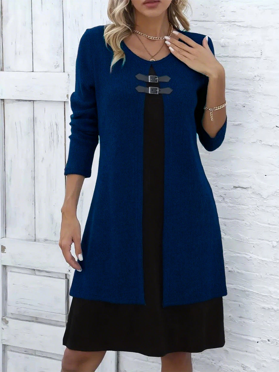 Amelia – A-Linien-Kleid im Lagenlook