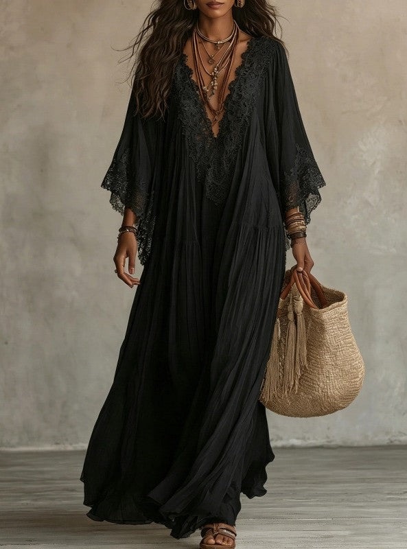 Elara – Luftiges Maxikleid im Boho-Stil