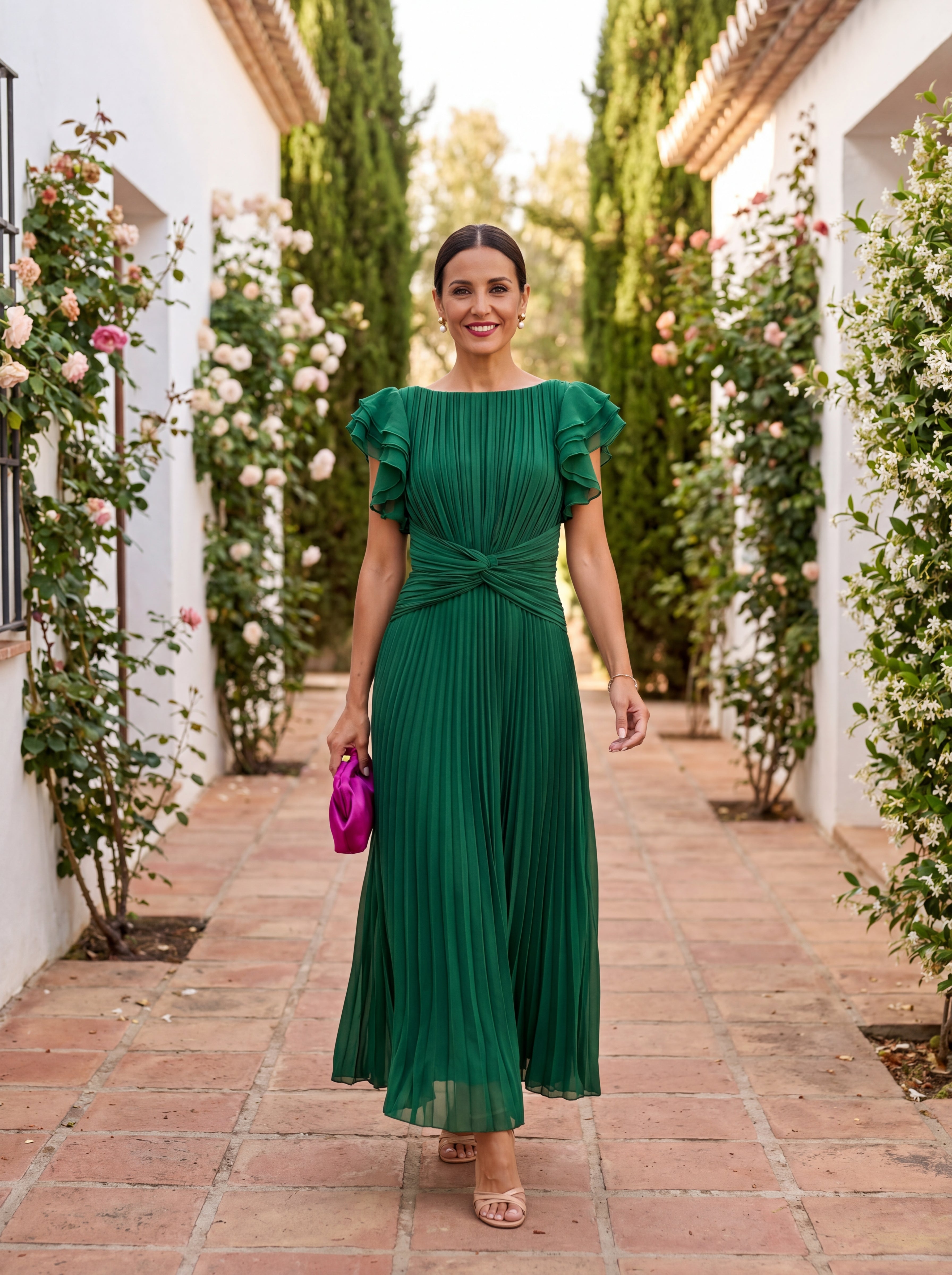 Hazel | Midikleid zum Binden vorne