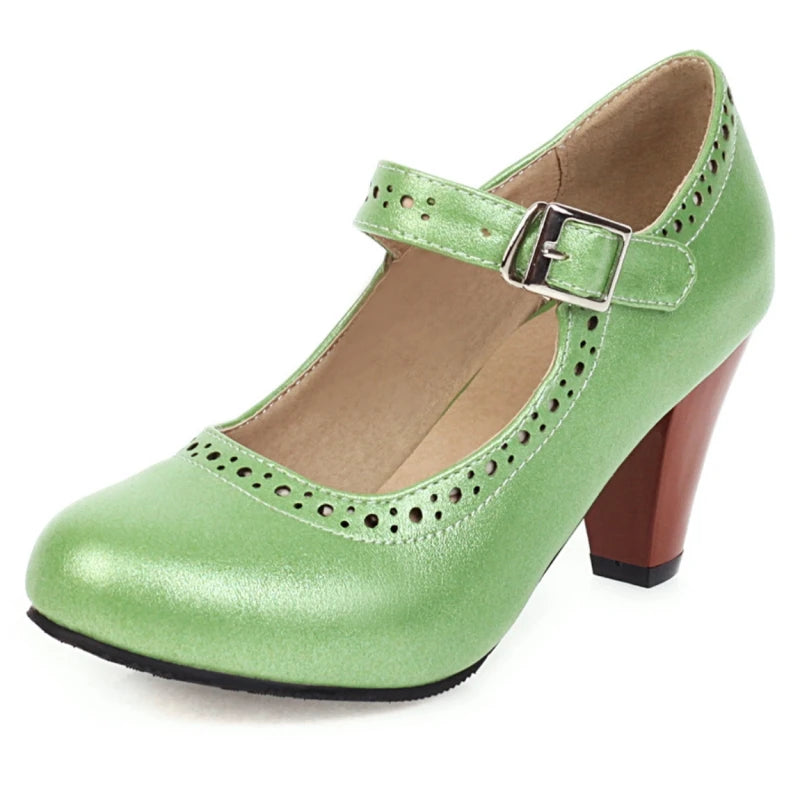 Kirsten | Elegante Mary-Jane-Schuhe mit niedrigem Absatz