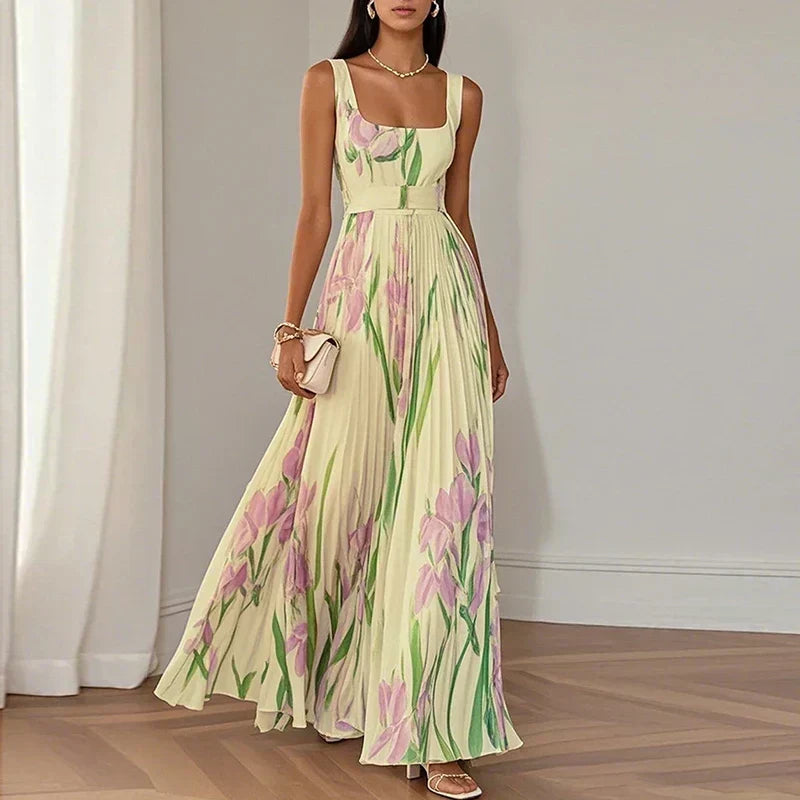 Cleodora | Maxikleid mit Blumenmuster