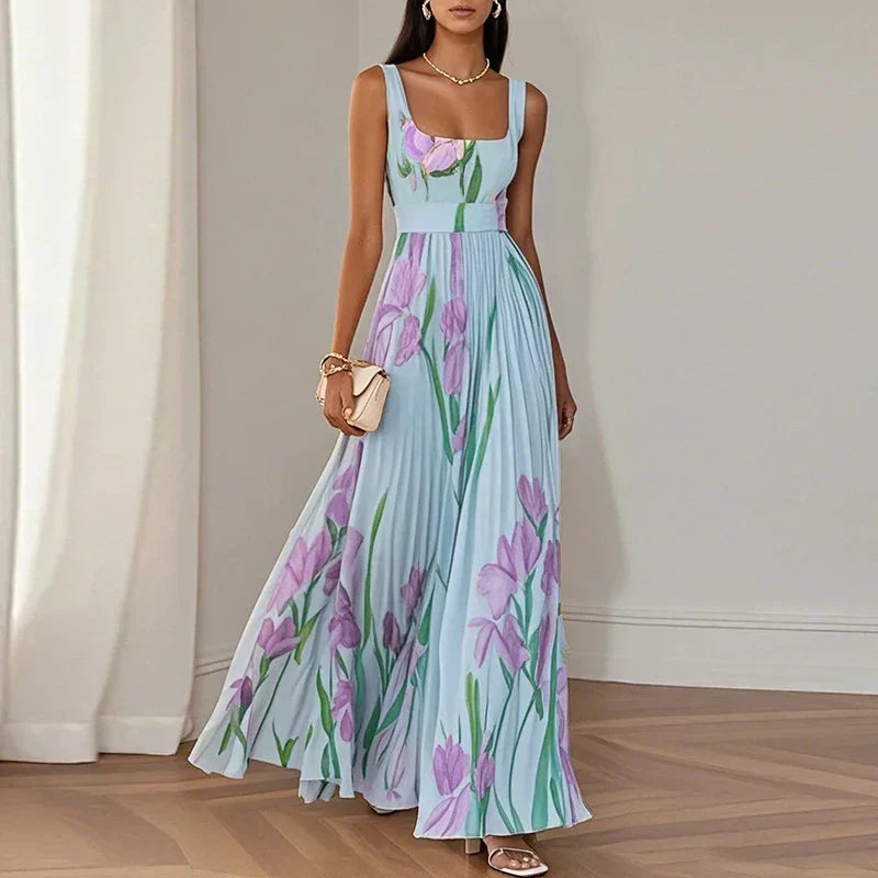 Cleodora | Maxikleid mit Blumenmuster