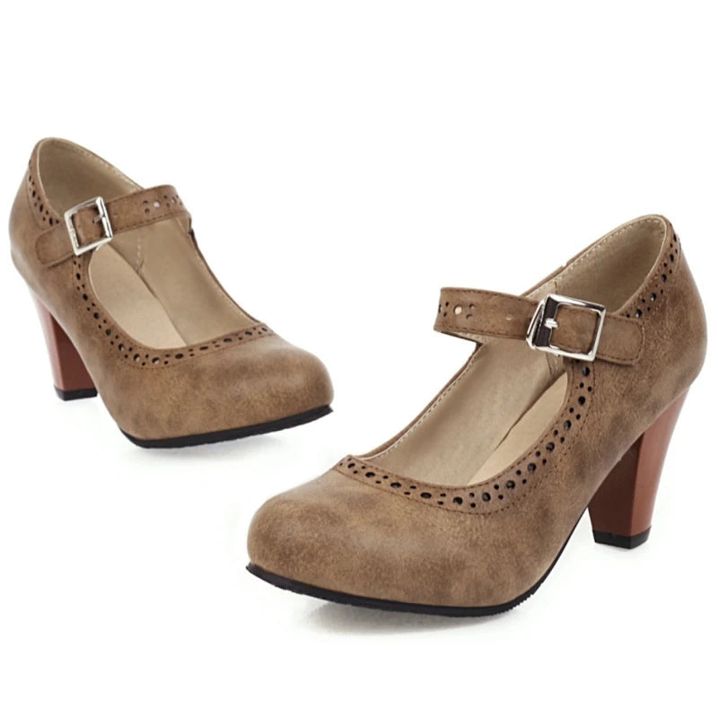 Kirsten | Elegante Mary-Jane-Schuhe mit niedrigem Absatz