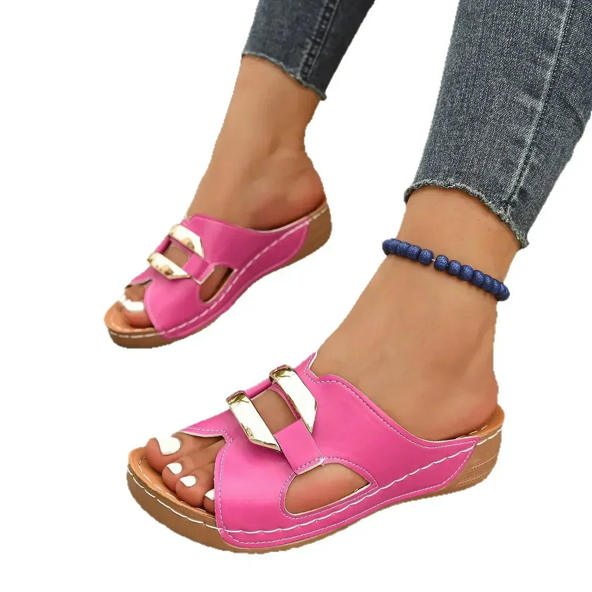 Lina | Orthopädische Sandalen mit Keilabsatz™