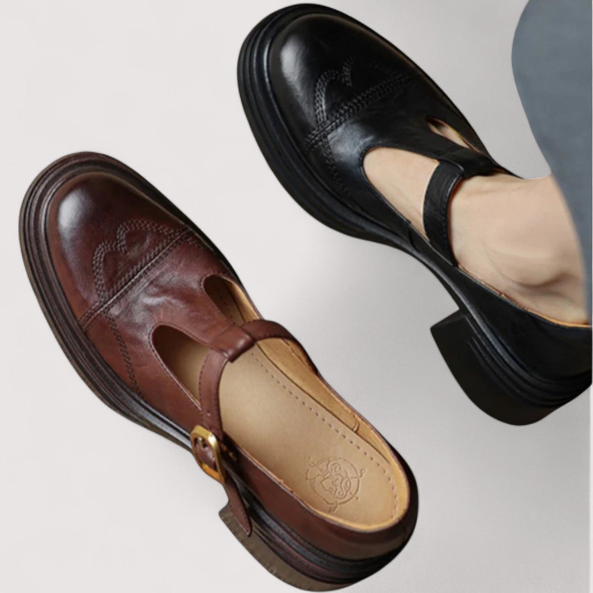 Vera | Moderne Loafer mit Muster