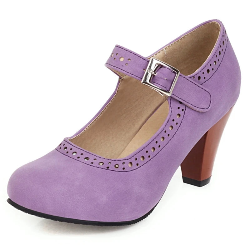 Kirsten | Elegante Mary-Jane-Schuhe mit niedrigem Absatz