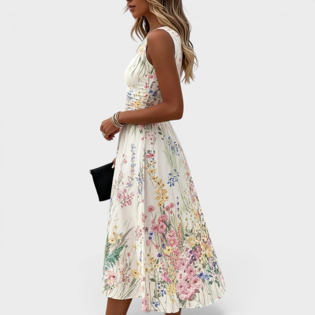 Isolde-May | Midikleid mit Spitzenbesatz