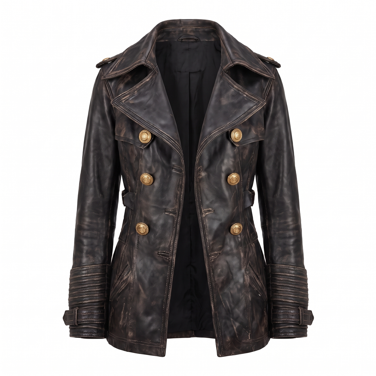 Patrizia | Vintage-Doppelreiherjacke mit Revers