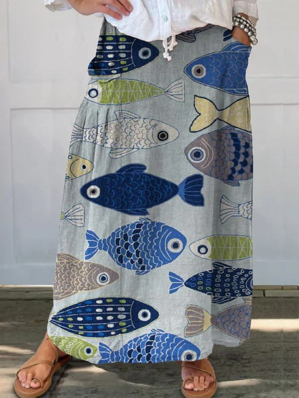 Trisia™ | Vintage-Rock mit verspieltem Fischmotiv