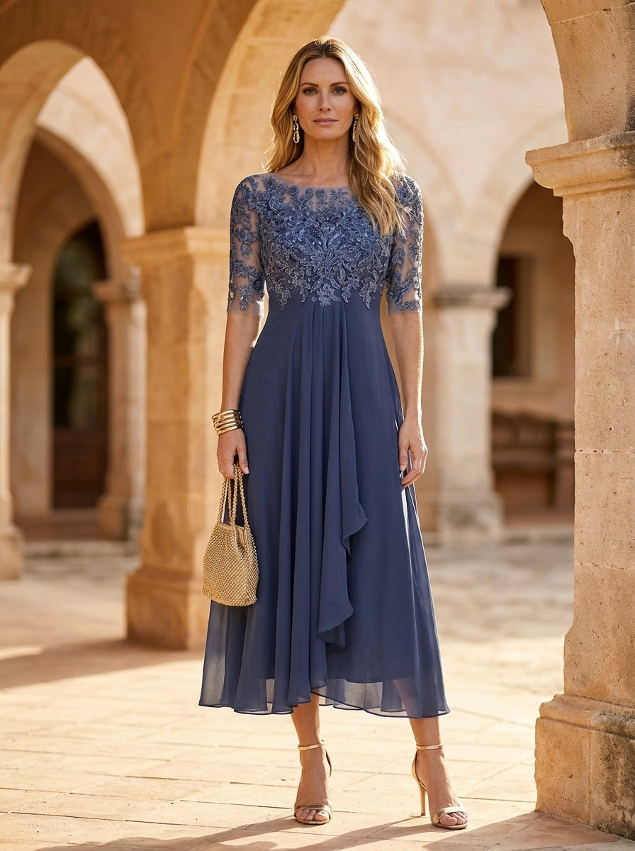 Ysabel | Gerafftes Midikleid
