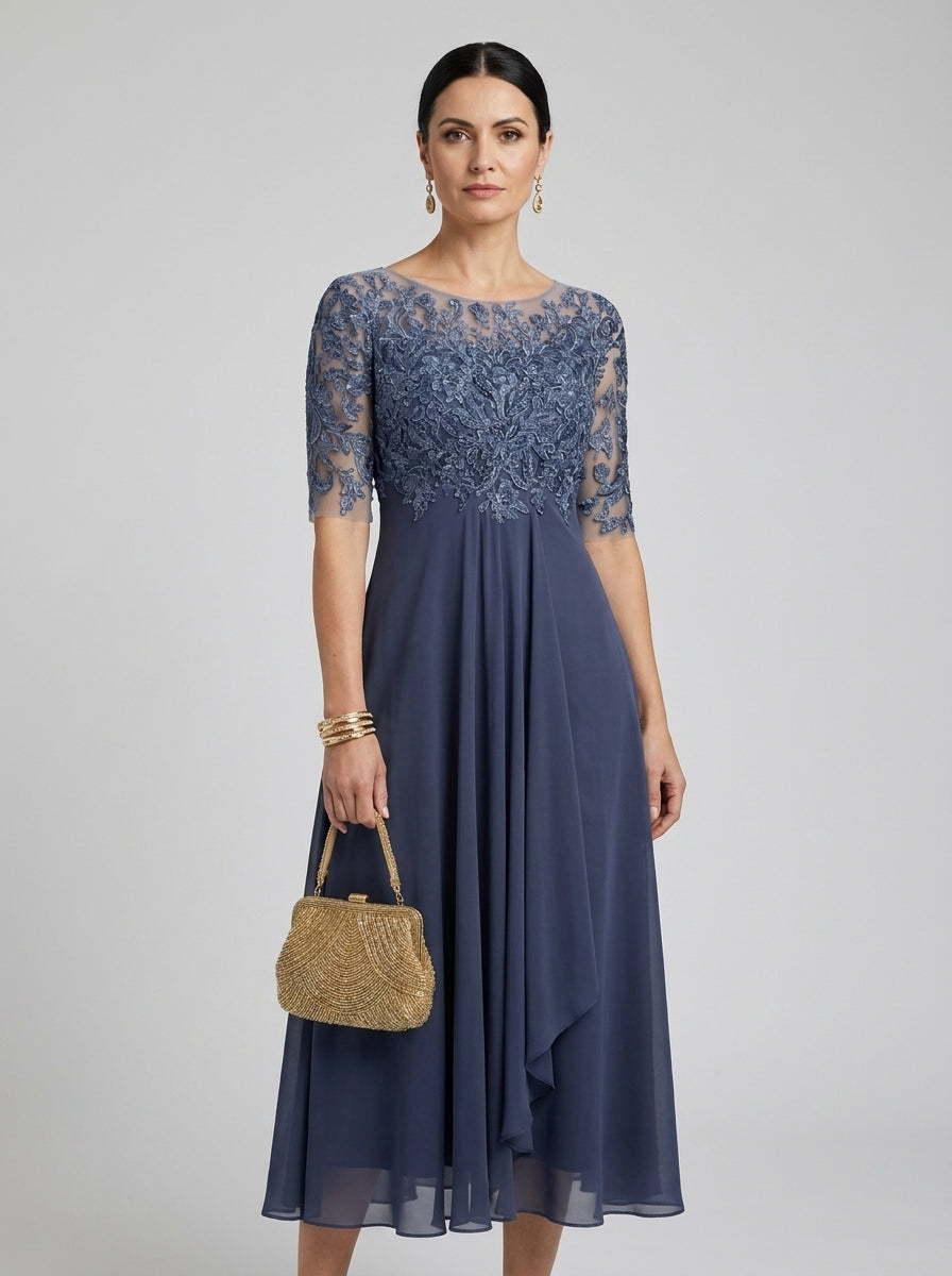 Ysabel | Gerafftes Midikleid