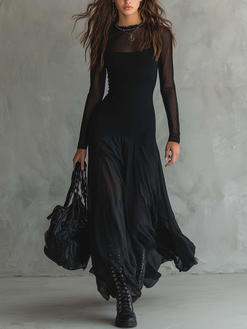 Yara™ Elegantes fließendes Kleid