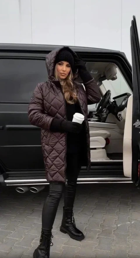 Anna – Gesteppte Winterjacke mit Kapuze