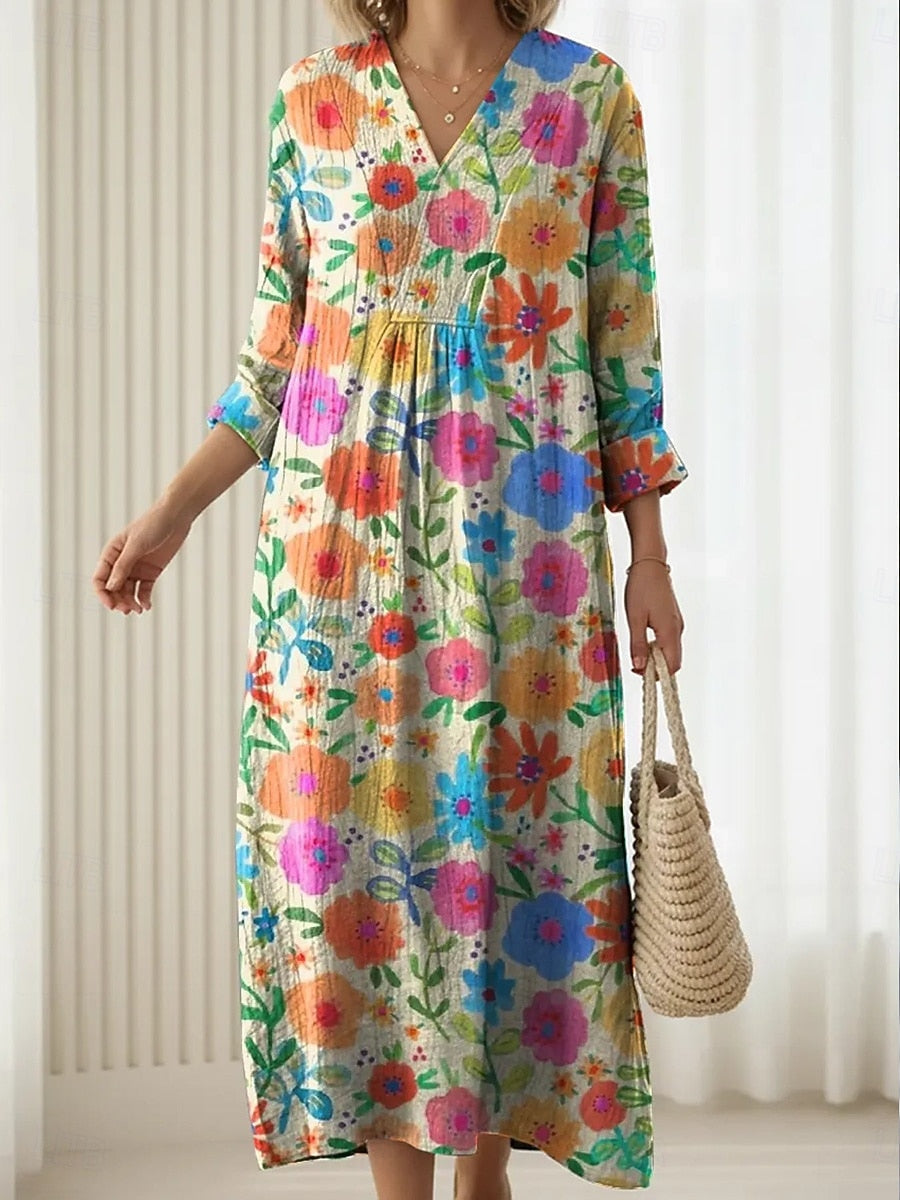 Emma™ | Langes Boho-Kleid