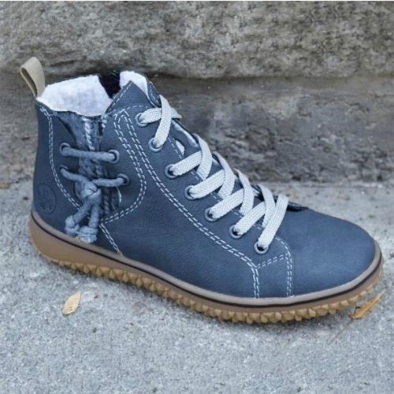 Elwira | Wasserdichte orthopädische Retro-Stiefeletten