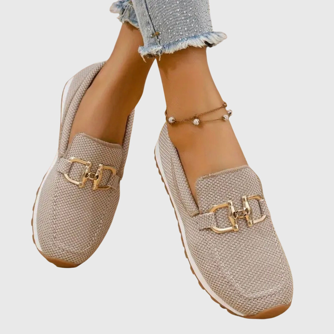 Loafer aus echtem Leder mit Horsebit-Detail für hohen Tragekomfort