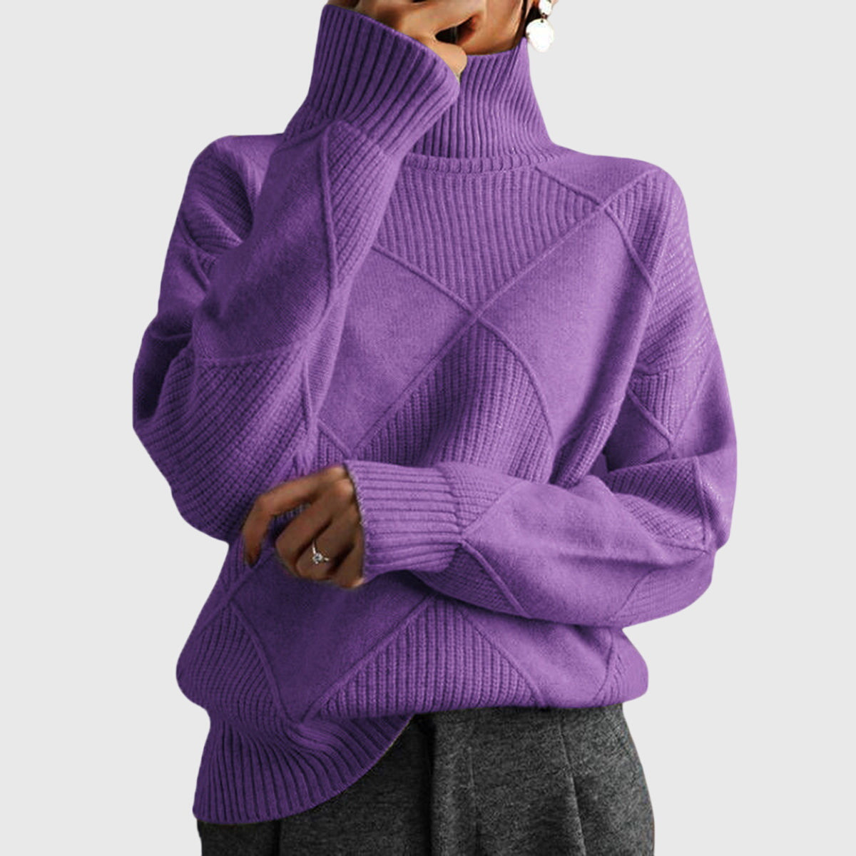 Angela™ | Rollkragenpullover